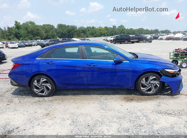 KMHLS4DG5SU943451 2025 HYUNDAI ELANTRA Blue Սալոնի հետևի տեսք
