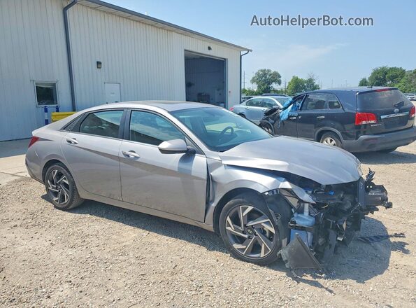 KMHLS4DG5SU973064 2025 HYUNDAI ELANTRA Silver Передня права чверть
