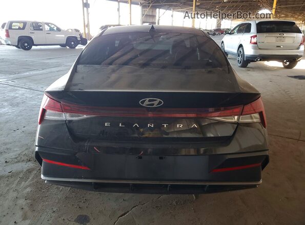 KMHLS4DG6RU657103 2024 HYUNDAI ELANTRA Black Հետևի տեսք
