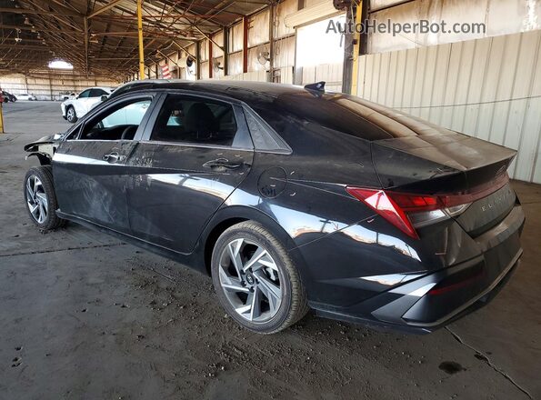 KMHLS4DG6RU657103 2024 HYUNDAI ELANTRA Black Հետևի ձախ