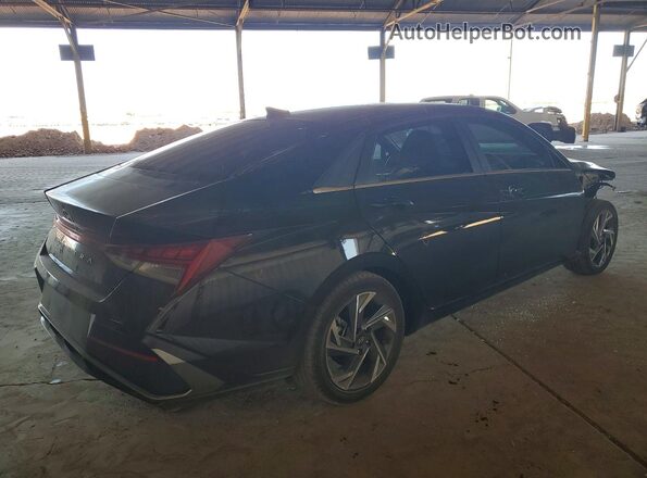 KMHLS4DG6RU657103 2024 HYUNDAI ELANTRA Black Հետևի աջ