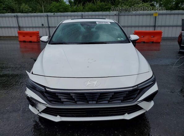 KMHLS4DG6RU753121 2024 HYUNDAI ELANTRA White წინა ხედი