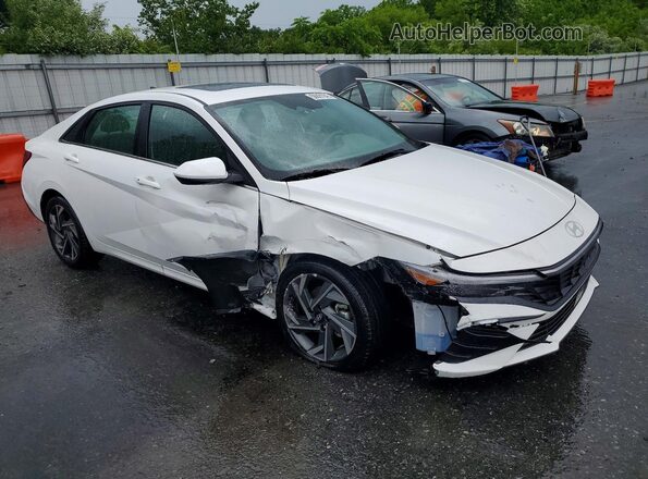 KMHLS4DG6RU753121 2024 HYUNDAI ELANTRA White წინა მარჯვენა