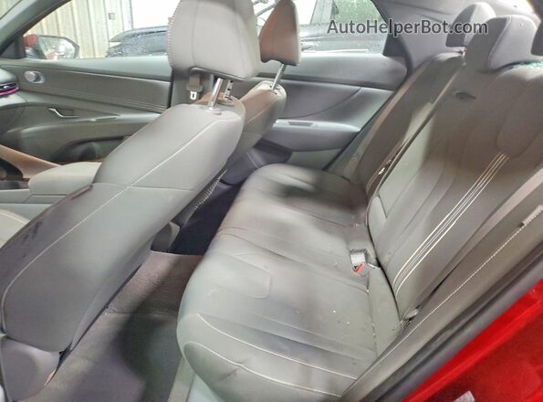 KMHLS4DG6RU754897 2024 HYUNDAI ELANTRA Red Rear seats view