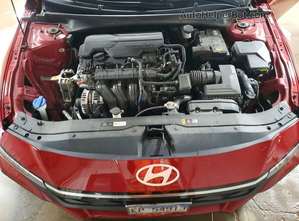 KMHLS4DG6RU754897 2024 HYUNDAI ELANTRA Red Rear interior view
