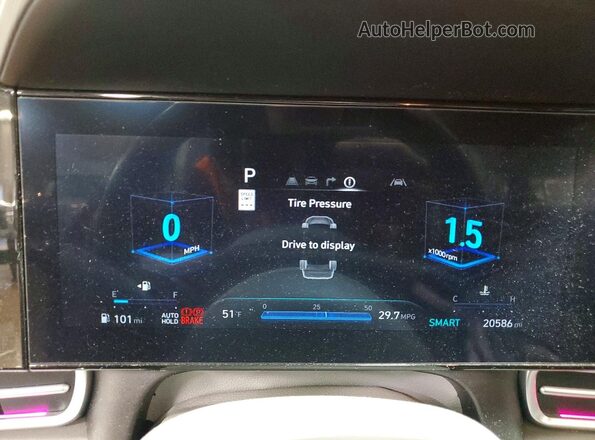 KMHLS4DG6RU754897 2024 HYUNDAI ELANTRA Red Instrument cluster view