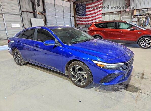 KMHLS4DG6RU791352 2024 HYUNDAI ELANTRA Blue Передня права чверть