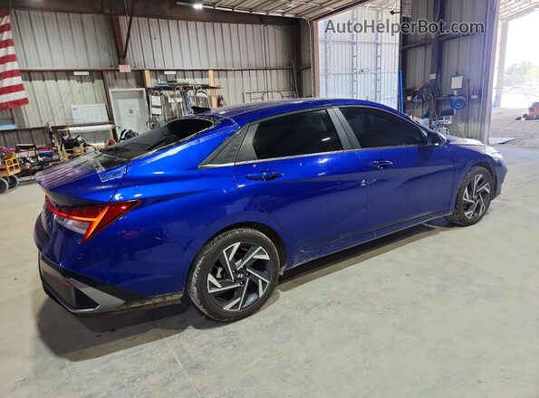 KMHLS4DG6RU791352 2024 HYUNDAI ELANTRA Blue Задня права чверть