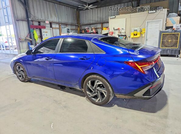 KMHLS4DG6RU791352 2024 HYUNDAI ELANTRA Blue Задня ліва чверть