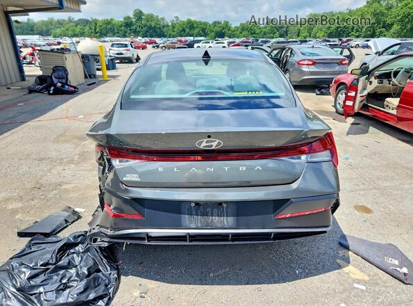 KMHLS4DG6RU841375 2024 HYUNDAI ELANTRA Gray უკანა ხედი