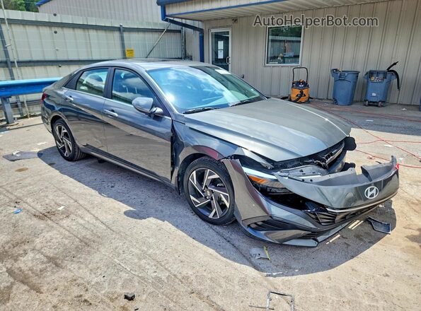 KMHLS4DG6RU841375 2024 HYUNDAI ELANTRA Gray წინა მარჯვენა
