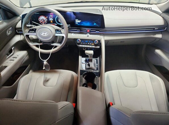 KMHLS4DG6SU000503 2025 HYUNDAI ELANTRA Gray Вид панелі приладів