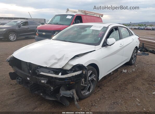 KMHLS4DG6SU007760 2025 HYUNDAI ELANTRA White Front left