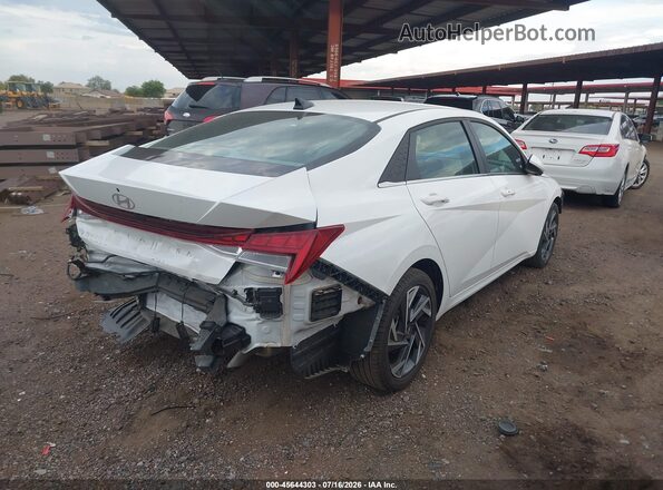 KMHLS4DG6SU007760 2025 HYUNDAI ELANTRA White Rear right