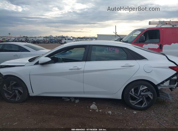KMHLS4DG6SU007760 2025 HYUNDAI ELANTRA White 