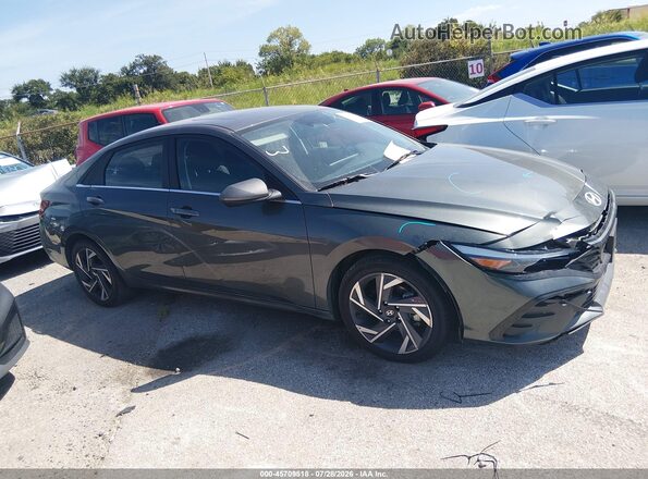 KMHLS4DG6SU861826 2025 HYUNDAI ELANTRA Gray Rear interior view