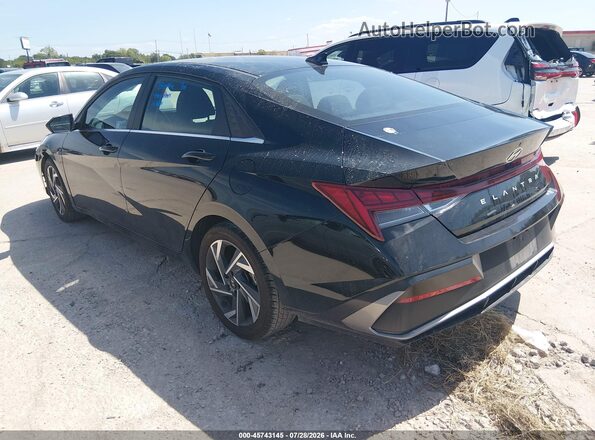 KMHLS4DG6SU881171 2025 HYUNDAI ELANTRA Черный Задняя левая четверть