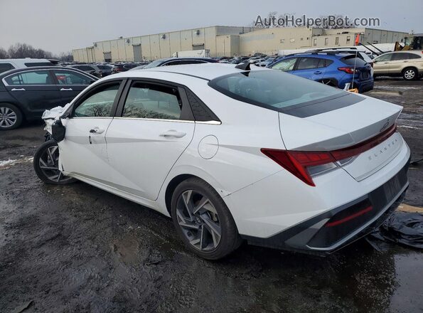 KMHLS4DG6SU949789 2025 HYUNDAI ELANTRA White Հետևի ձախ