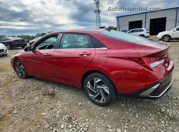 KMHLS4DG6SU970433 2025 HYUNDAI ELANTRA Red Tył lewy