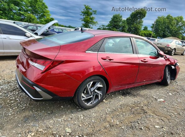 KMHLS4DG6SU970433 2025 HYUNDAI ELANTRA Red Tył prawy