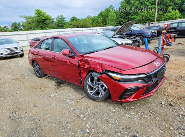 KMHLS4DG6SU970433 2025 HYUNDAI ELANTRA Red Przód prawy