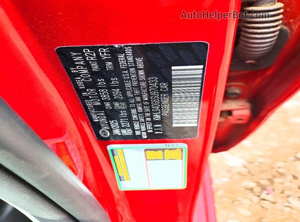KMHLS4DG6SU970433 2025 HYUNDAI ELANTRA Red Widok komory silnika