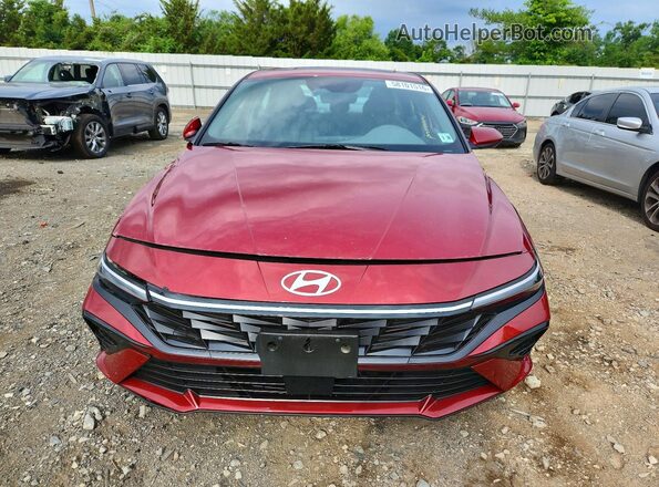 KMHLS4DG6SU970433 2025 HYUNDAI ELANTRA Red Widok z przodu