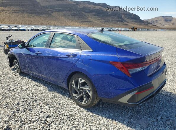 KMHLS4DG6SU972974 2025 HYUNDAI ELANTRA Синий Задняя левая четверть