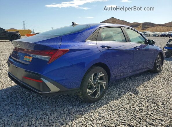 KMHLS4DG6SU972974 2025 HYUNDAI ELANTRA Синий Задняя правая четверть