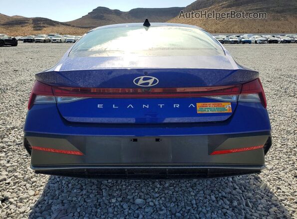 KMHLS4DG6SU972974 2025 HYUNDAI ELANTRA Синий Вид сзади