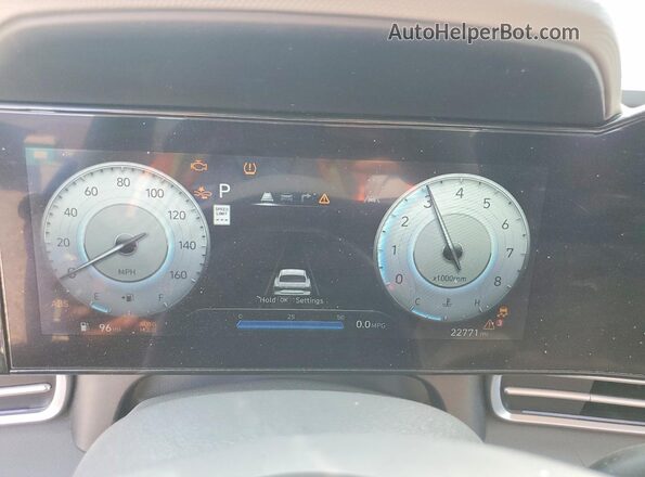 KMHLS4DG6SU972974 2025 HYUNDAI ELANTRA Синий Вид щитка приборов