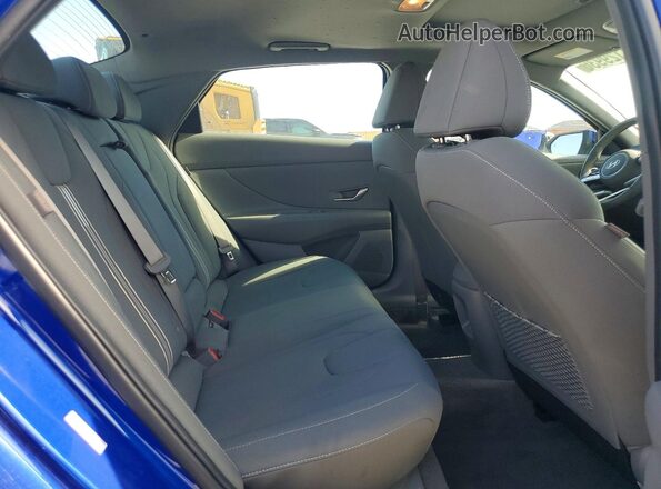 KMHLS4DG6SU972974 2025 HYUNDAI ELANTRA Синий Вид задних сидений