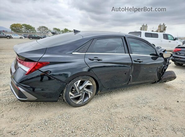 KMHLS4DG7RU653142 2024 HYUNDAI ELANTRA Черный Задняя правая четверть