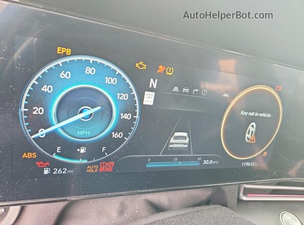 KMHLS4DG7RU653142 2024 HYUNDAI ELANTRA Черный Вид щитка приборов