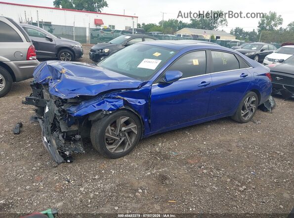 KMHLS4DG7RU671060 2024 HYUNDAI ELANTRA Blue Front left