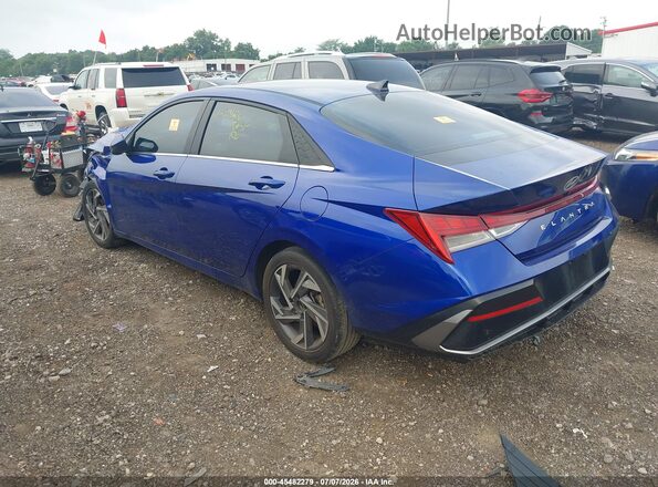 KMHLS4DG7RU671060 2024 HYUNDAI ELANTRA Blue Rear left