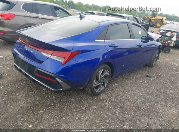 KMHLS4DG7RU671060 2024 HYUNDAI ELANTRA Blue Rear right