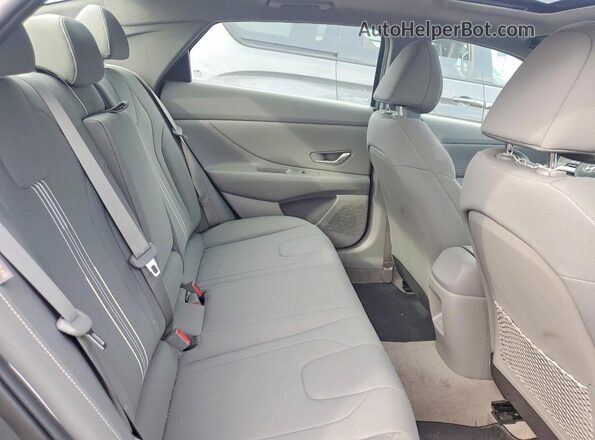 KMHLS4DG7RU718636 2024 HYUNDAI ELANTRA Gray Հետևի նստատեղերի տեսք