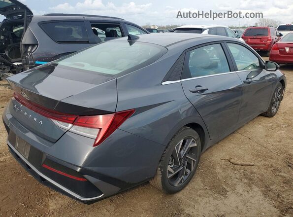 KMHLS4DG7RU718636 2024 HYUNDAI ELANTRA Gray Հետևի աջ