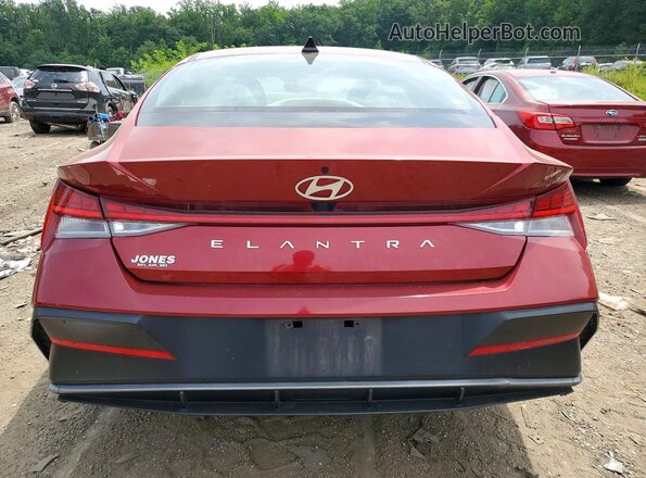 KMHLS4DG7RU733508 2024 HYUNDAI ELANTRA Красный Вид сзади