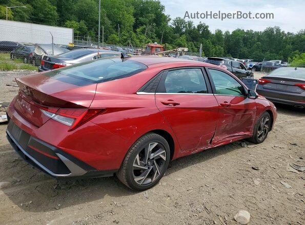 KMHLS4DG7RU733508 2024 HYUNDAI ELANTRA Красный Задняя правая четверть