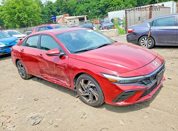 KMHLS4DG7RU733508 2024 HYUNDAI ELANTRA Красный Передняя правая четверть