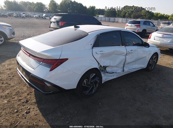 KMHLS4DG7RU838131 2024 HYUNDAI ELANTRA White Trasero derecho