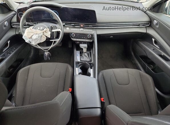 KMHLS4DG7SU854156 2025 HYUNDAI ELANTRA Gray Widok deski rozdzielczej