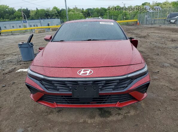KMHLS4DG7SU905820 2025 HYUNDAI ELANTRA Red Front view