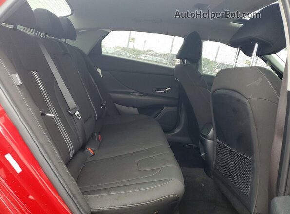 KMHLS4DG7SU905820 2025 HYUNDAI ELANTRA Red Rear seats view