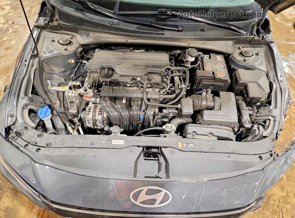 KMHLS4DG8RU653568 2024 HYUNDAI ELANTRA Gray Вид задньої частини салону