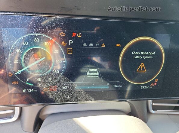 KMHLS4DG8RU674064 2024 HYUNDAI ELANTRA White Instrument cluster view