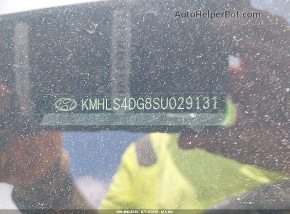 KMHLS4DG8SU029131 2025 HYUNDAI ELANTRA Gray Вид підкапотного простору