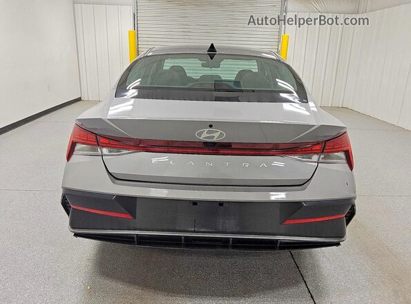 KMHLS4DG8SU890521 2025 HYUNDAI ELANTRA Gray Widok z tyłu